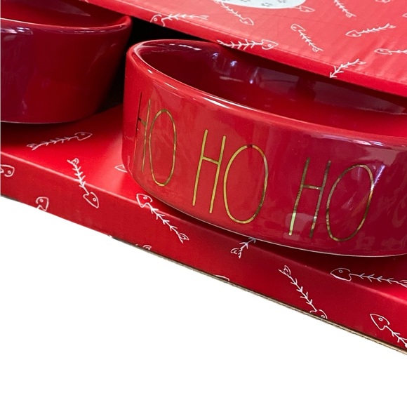 Rae Dunn Cat/Small Dog Christmas Bowls - Picture 3 of 3